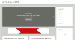 Desktop Screenshot of ilyaskambur.com.tr
